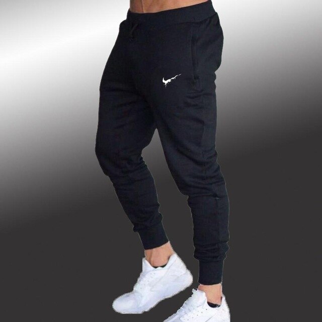 Jogging Pants Men GYM Training Pants Sportswear Jog Sports Pants+T shirt Men