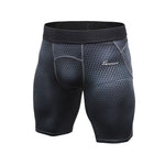 Men Running Shorts Compression Sports Short Leggings Gym Fitness Short Tights Slim Bodybuilding