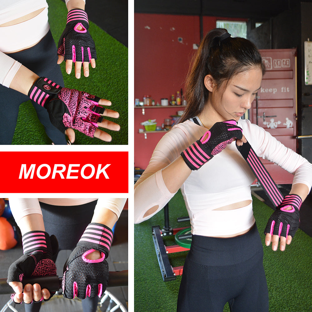 Antislip Crossfit Sports Training Yoga Women Workout Fitness Gym Gloves