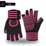 Antislip Crossfit Sports Training Yoga Women Workout Fitness Gym Gloves