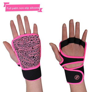 Antislip Crossfit Sports Training Yoga Women Workout Fitness Gym Gloves