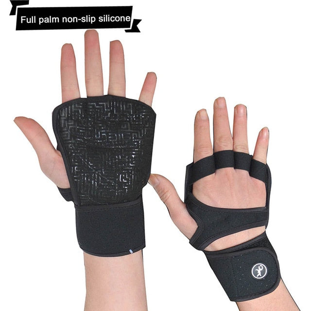 Antislip Crossfit Sports Training Yoga Women Workout Fitness Gym Gloves