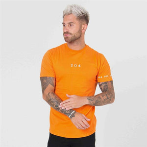 Gym Cotton t shirt Running Shirt Men Quick Dry Short Sleeve Fitness T-shirts Gym Training