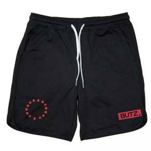 NEW Running Shorts Men Fitness Gym Shorts printing Sport Shorts Workout Jogging