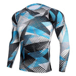 Quick Dry Male Gym Workout t shirt Long Sleeve Sport Shirt Men Camouflage Fitness