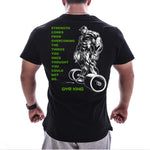 Men Running Sport Cotton T-shirt Gym Fitness Bodybuilding Short sleeve t shirt