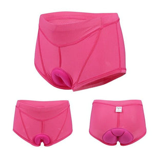 Women Cycling Short Bicycle Silicone Pad Underwear Gel 3D Padded Sportwear Bike Short Pants Outdoor Training Shorts