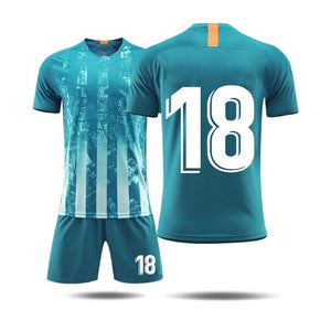 Soccer uniforms Futbol Kits Custom Youth Football Shirt Shorts, Soccer training Suit