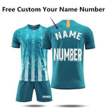 Soccer uniforms Futbol Kits Custom Youth Football Shirt Shorts, Soccer training Suit