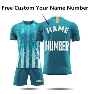 Soccer uniforms Futbol Kits Custom Youth Football Shirt Shorts, Soccer training Suit