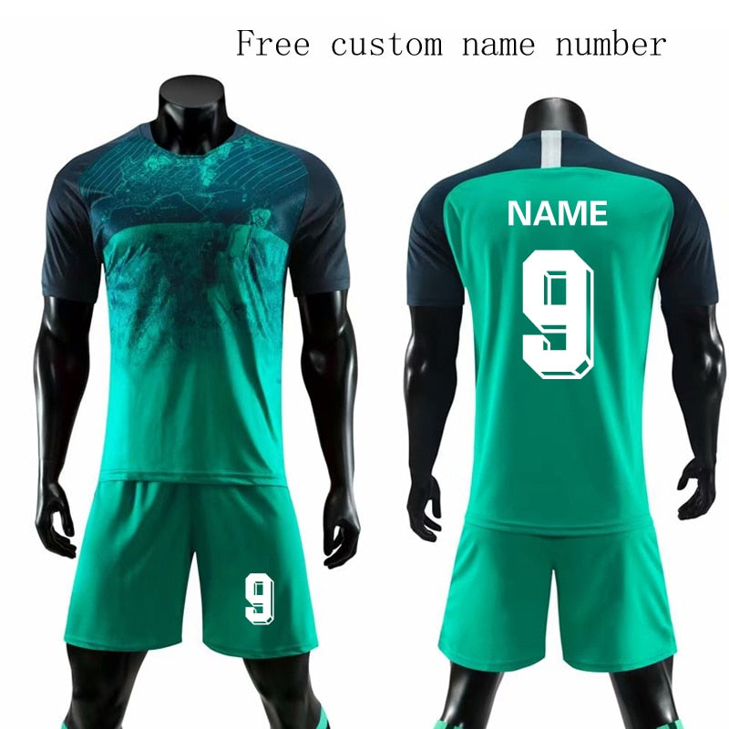 Custom Men Kids Soccer Set Boys Women Football Training Uniforms Team Football