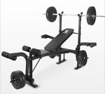 Home Indoor Multifunction Fitness Equipment Sit Up Bench Adjustable Crunch Board Barbell Rack Solid Steel Weightlifting Training