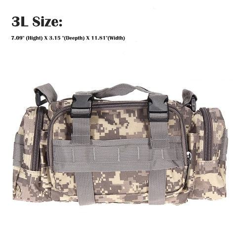 Outdoor Climbing Bags Waterproof Waist Bag Military Tactical