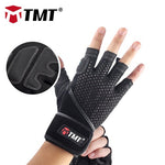 TMT Crossfit Gym Gloves dumbbell Sports Fitness Weight Lifting Gloves Training Cycling Fitness bodybuilding Wrist Wrap Exercise