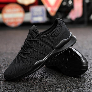 Men Running Shoes Outdoor Black White Sneakers Lovers Shoes