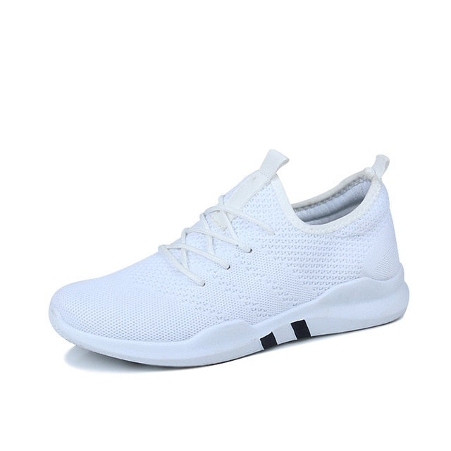 Men Running Shoes Outdoor Black White Sneakers Lovers Shoes