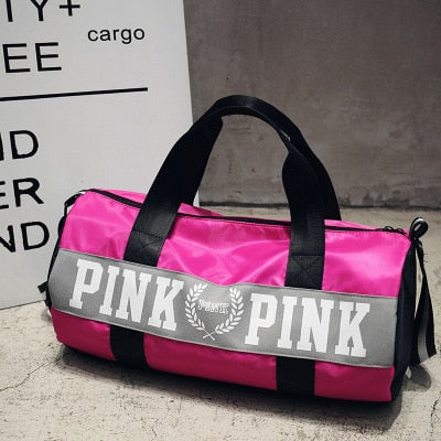 Outdoor Woman Gym Bag New Gym Bag Men Nylon Pink Sports Bags For Fitness