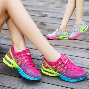 2019 autumn Sport Shoes Woman Sneakers Female Running Shoes Breathable Hollow Lace-Up