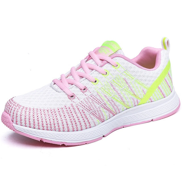 2019 autumn Sport Shoes Woman Sneakers Female Running Shoes Breathable Hollow Lace-Up