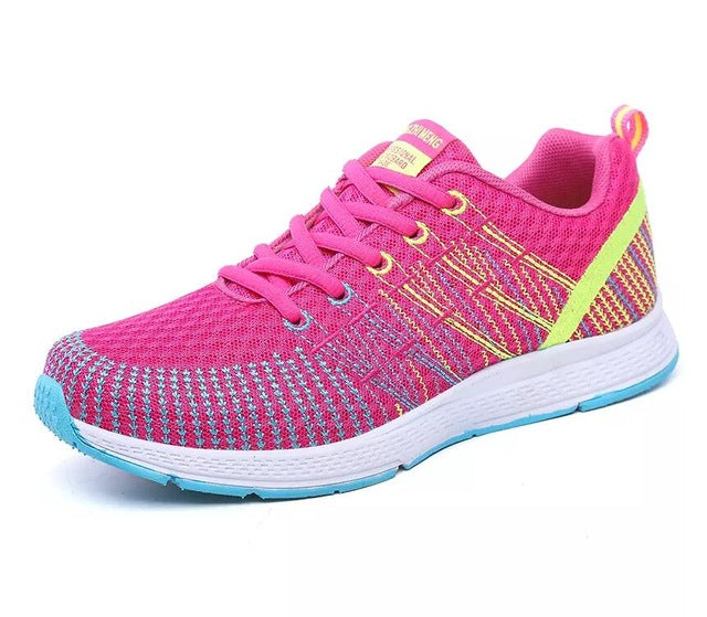 2019 autumn Sport Shoes Woman Sneakers Female Running Shoes Breathable Hollow Lace-Up