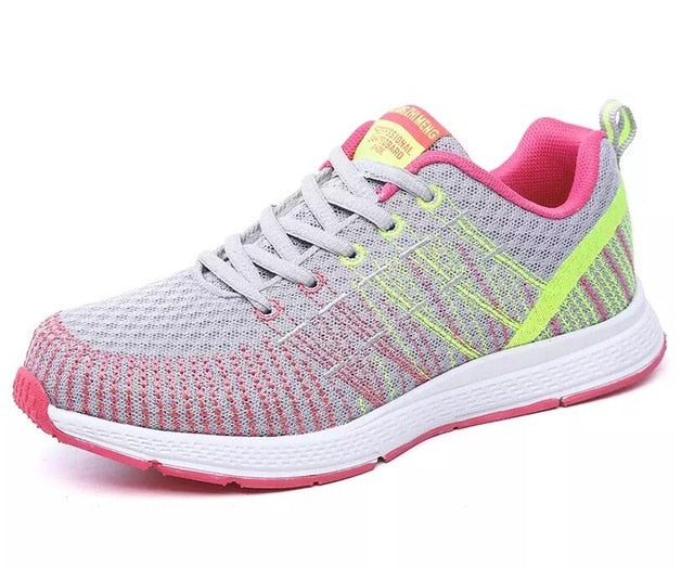 2019 autumn Sport Shoes Woman Sneakers Female Running Shoes Breathable Hollow Lace-Up