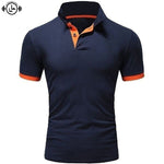 Men's training exercise Brand Golf Polos Shirts Quick Dry Slim Short Sleeve