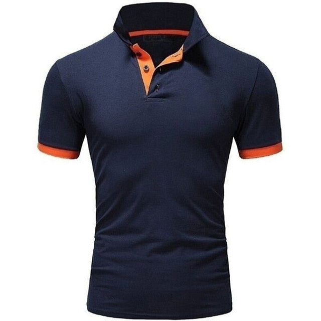 Men's training exercise Brand Golf Polos Shirts Quick Dry Slim Short Sleeve