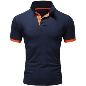 Men's training exercise Brand Golf Polos Shirts Quick Dry Slim Short Sleeve