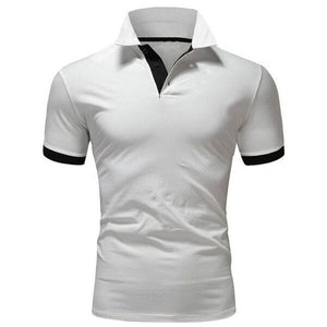 Men's training exercise Brand Golf Polos Shirts Quick Dry Slim Short Sleeve