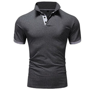 Men's training exercise Brand Golf Polos Shirts Quick Dry Slim Short Sleeve