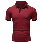 Men's training exercise Brand Golf Polos Shirts Quick Dry Slim Short Sleeve