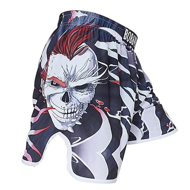 Skull MMA shorts boxing sport training pants Boxing Short muay thai  boxeo thai kickboxing