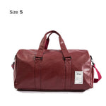 Gym Bag Leather Sports Bags Big Men Training Tas for Shoes Lady Fitness Yoga Travel Luggage