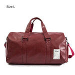 Gym Bag Leather Sports Bags Big Men Training Tas for Shoes Lady Fitness Yoga Travel Luggage