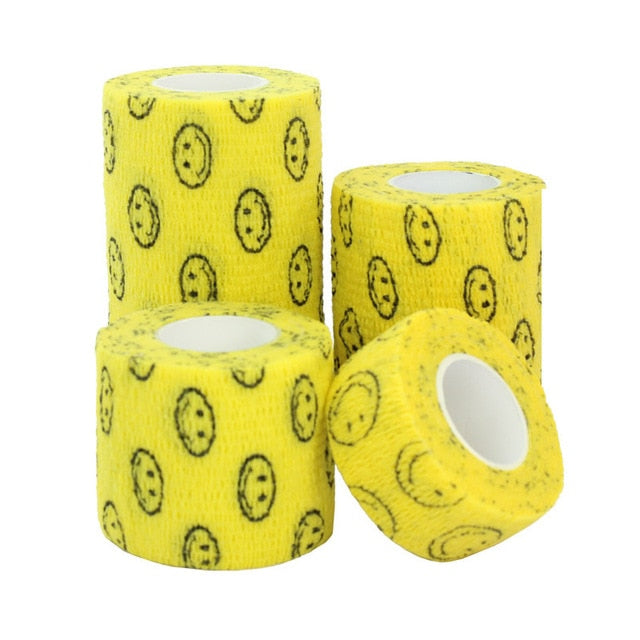 1Pcs Waterproof Medical Therapy Self Adhesive Bandage Muscle Tape Finger Joints Wrap First Aid Kit Pet Elastic Bandage