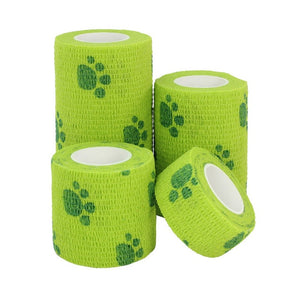 1Pcs Waterproof Medical Therapy Self Adhesive Bandage Muscle Tape Finger Joints Wrap First Aid Kit Pet Elastic Bandage