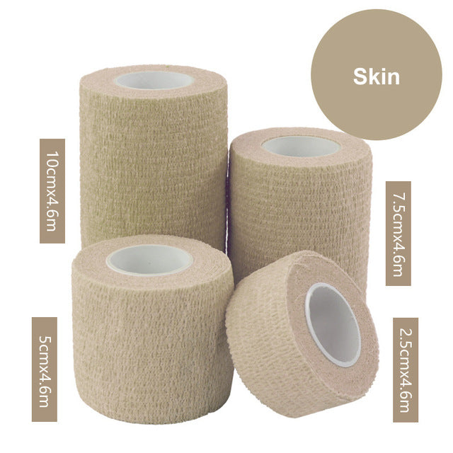 1Pcs Waterproof Medical Therapy Self Adhesive Bandage Muscle Tape Finger Joints Wrap First Aid Kit Pet Elastic Bandage