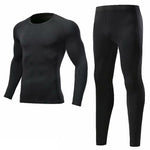 Men's Sports Compression Racing Set T-Shirt + Pants - Skin Tights Fitness Long Sleeve