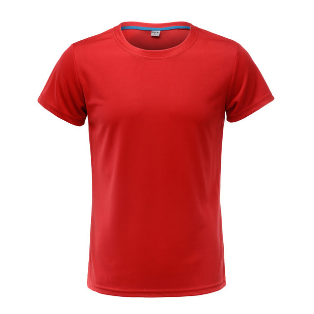 Men Running T Shirt Quick Dry Fitness T Shirt Training Clothes Gym Soccer