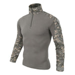 Field Combat Training Camo Long Sleeve Tactical Shirt Army Fans Shoot Train Camping Breathable