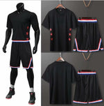 Free custom name number!New men/women basketball  sport shorts set,men Short sleeve basketball shirt train uniforme