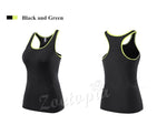 Women Yoga Sleeveless T-shirts Sports Fitness Base Layer Training