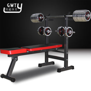 New Adjustable Weight Benches barbell rack new  Professional sports Multifunctional weightlifting bed fitness equipment