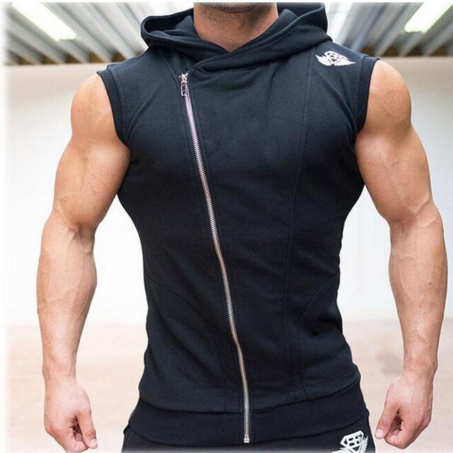 Men sport fitness bodybuilding gym t shirt leeveless sporting Basketball Training