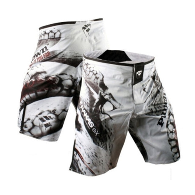 Men MMA Shorts Boxing Trunks Bad Man Fight Shorts Boxing Pants Jiu Jitsu Muay Thai