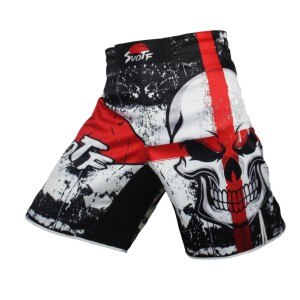 MMA black boxing skull motion picture cotton loose size training kickboxing shorts muay thai shorts