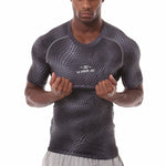 Men's T-Shirt Fitness Jerseys Tights Sport Tops Short Sleeve Gym Running Compression Shirt