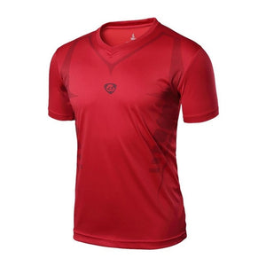 Sport Men Quick Dry Wicking Running T-shirts Training Compression Breathable