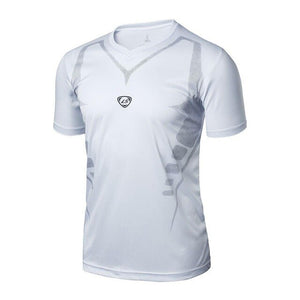 Sport Men Quick Dry Wicking Running T-shirts Training Compression Breathable