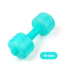 1pcs 1kg New Injection Water Dumbbells for Fitness Aquatic Barbell Gym Weight Loss Exercise Equipment Women